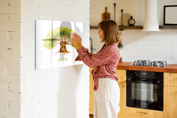 Magnetická popisovateľná tabuľa Rodokmeň s miestom na fotografie