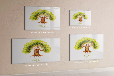 Magnetická popisovateľná tabuľa Rodokmeň s miestom na fotografie