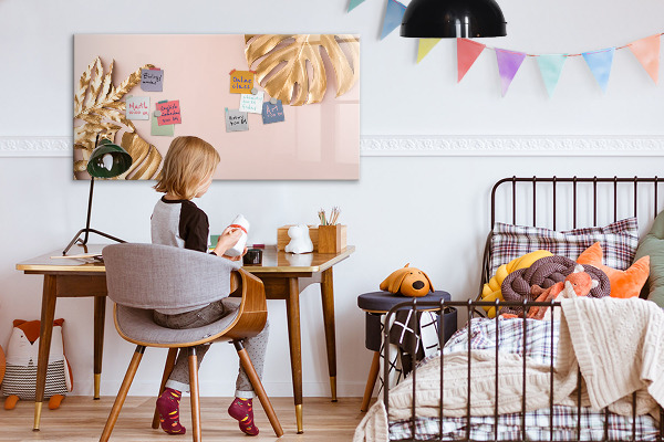 Magnetická popisovateľná tabuľa Štýlová tabuľa na prezentáciu fotografií