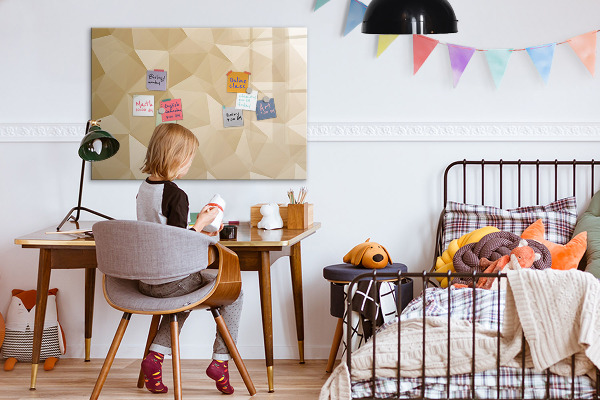 Magnetická popisovateľná tabuľa Moderná tabuľa na poznámky a fotografie