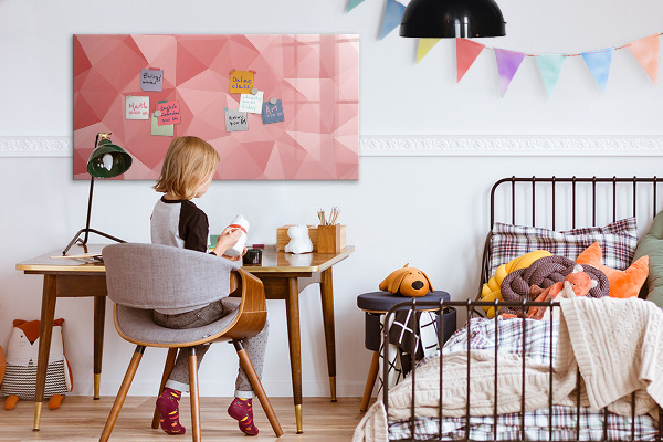 Magnetická popisovateľná tabuľa Farebná tabuľa na poznámky a fotografie