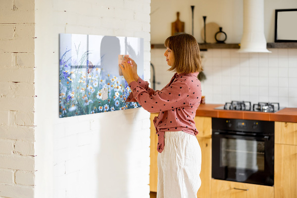Magnetická popisovateľná tabuľa Kreatívny priestor pre spomienky a fotografie