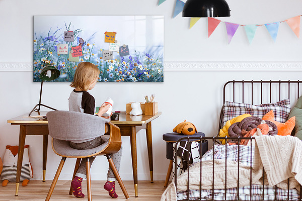 Magnetická popisovateľná tabuľa Kreatívny priestor pre spomienky a fotografie