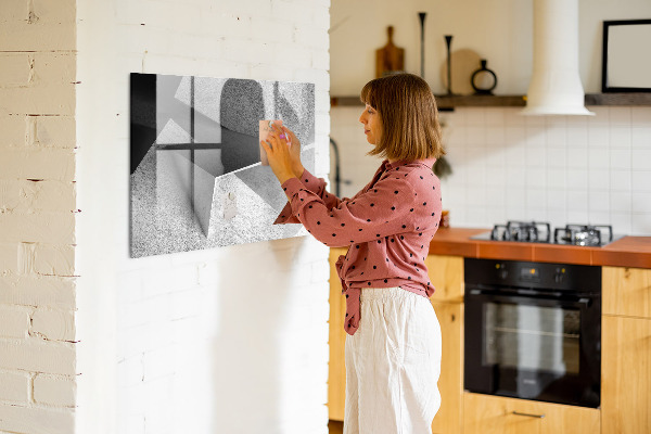 Kresliaca magnetická tabuľa Moderná tabuľa na poznámky a fotografie