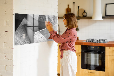 Kresliaca magnetická tabuľa Moderná tabuľa na poznámky a fotografie