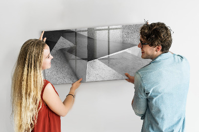 Kresliaca magnetická tabuľa Moderná tabuľa na poznámky a fotografie