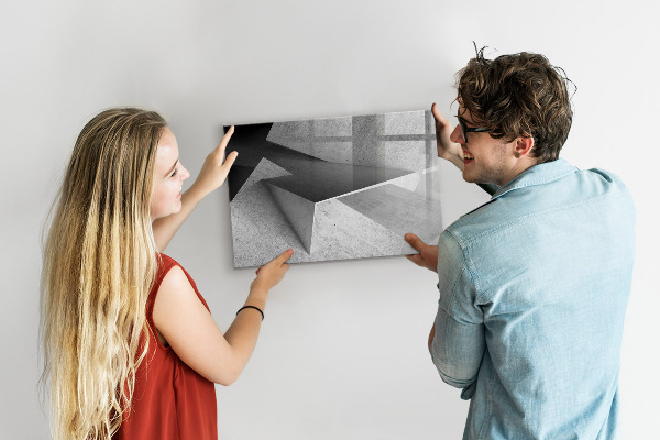 Kresliaca magnetická tabuľa Moderná tabuľa na poznámky a fotografie
