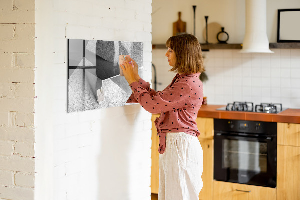 Kresliaca magnetická tabuľa Moderná tabuľa na poznámky a fotografie