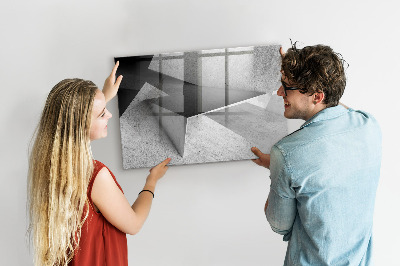Kresliaca magnetická tabuľa Moderná tabuľa na poznámky a fotografie