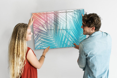 Magnetická popisovateľná tabuľa Farebná tabuľa na poznámky a fotografie