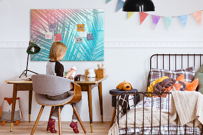 Magnetická popisovateľná tabuľa Farebná tabuľa na poznámky a fotografie