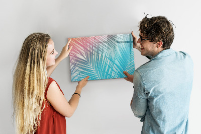Magnetická popisovateľná tabuľa Farebná tabuľa na poznámky a fotografie