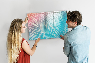 Magnetická popisovateľná tabuľa Farebná tabuľa na poznámky a fotografie
