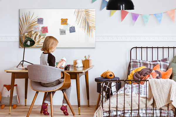 Magnetická popisovateľná tabuľa Štýlová tabuľa na poznámky a fotografie
