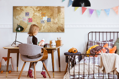 Magnetická popisovateľná tabuľa Mapa spomienok s ďalším príslušenstvom