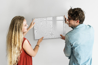 Kresliaca magnetická tabuľa Moderná tabuľa na fotografie a poznámky