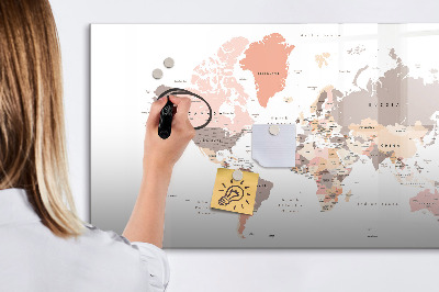 Kresliaca magnetická tabuľa Mapa spomienok s vašimi obľúbenými fotografiami