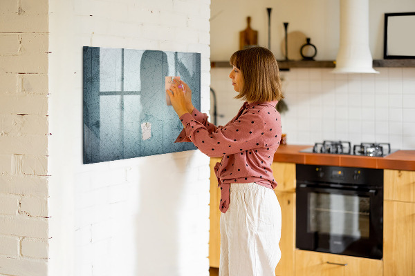 Magnetická popisovateľná tabuľa Štýlová tabuľa na poznámky a fotografie