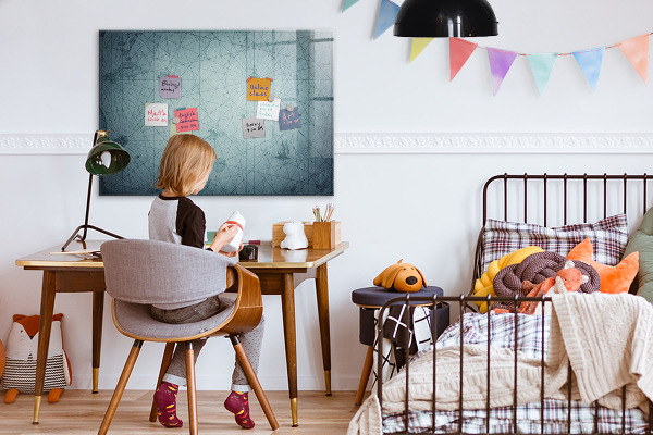Magnetická popisovateľná tabuľa Štýlová tabuľa na poznámky a fotografie
