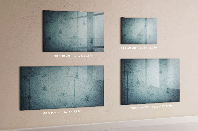 Magnetická popisovateľná tabuľa Štýlová tabuľa na poznámky a fotografie