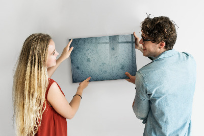 Magnetická popisovateľná tabuľa Štýlová tabuľa na poznámky a fotografie