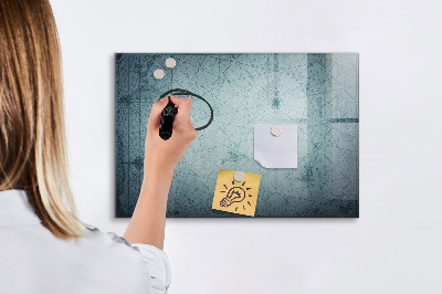 Magnetická popisovateľná tabuľa Štýlová tabuľa na poznámky a fotografie