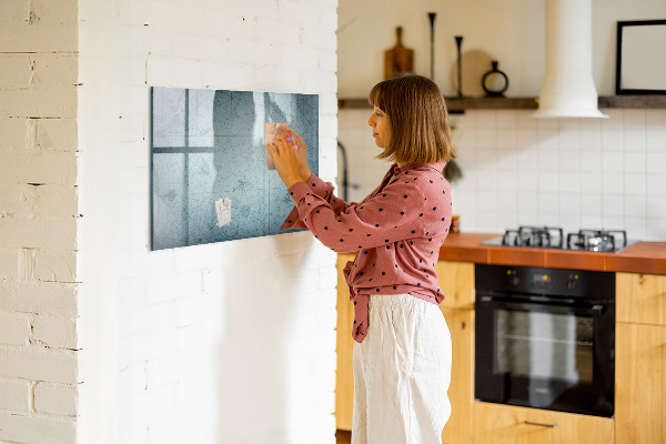 Magnetická popisovateľná tabuľa Štýlová tabuľa na poznámky a fotografie