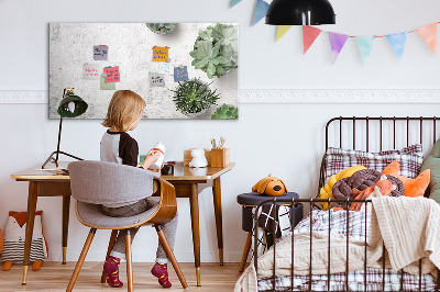 Magnetická popisovateľná tabuľa Štýlová tabuľa na prezentáciu fotografií