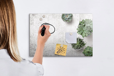 Magnetická popisovateľná tabuľa Štýlová tabuľa na prezentáciu fotografií
