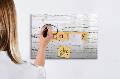 Kresliaca magnetická tabuľa Tabuľa na fotografie a poznámky