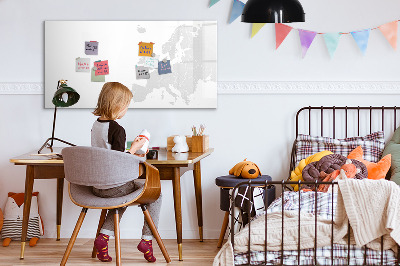 Kresliaca magnetická tabuľa Interaktívny plagát na fotografie a poznámky