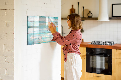 Magnetická popisovateľná tabuľa Farebná tabuľa na poznámky a fotografie
