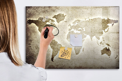 Kresliaca magnetická tabuľa Mapa spomienok s osobnými fotografiami