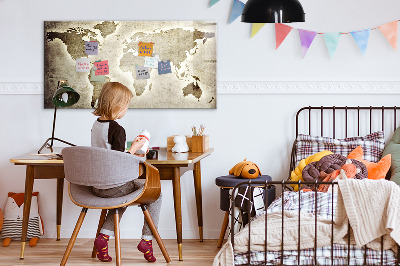 Kresliaca magnetická tabuľa Mapa spomienok s osobnými fotografiami
