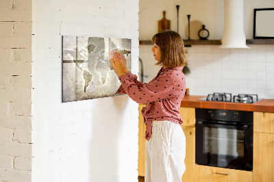 Kresliaca magnetická tabuľa Mapa spomienok s osobnými fotografiami