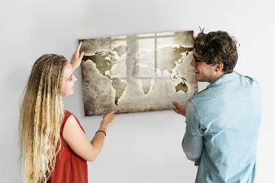Kresliaca magnetická tabuľa Mapa spomienok s osobnými fotografiami