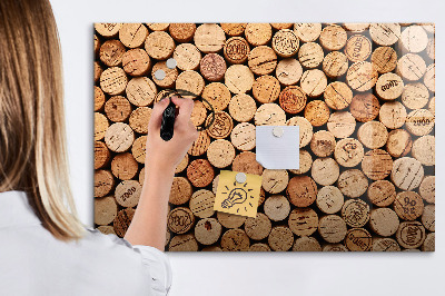 Magnetická popisovateľná tabuľa Fototapeta s vínnym korkom