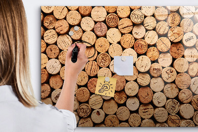 Magnetická popisovateľná tabuľa Fototapeta s vínnym korkom