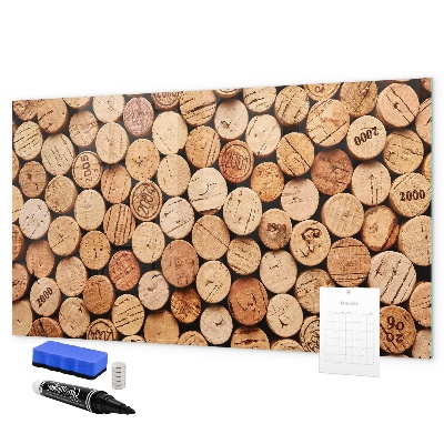 Magnetická popisovateľná tabuľa Fototapeta s vínnym korkom