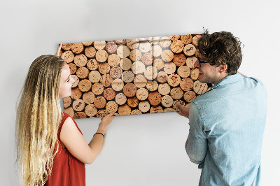 Magnetická popisovateľná tabuľa Fototapeta s vínnym korkom