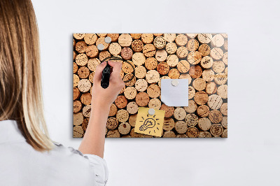 Magnetická popisovateľná tabuľa Fototapeta s vínnym korkom