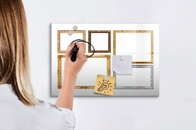 Magnetická popisovateľná tabuľa Kreatívne miesto na fotografie a poznámky