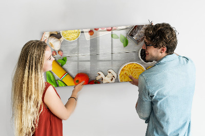 Magnetická popisovateľná tabuľa Pripomienky do kuchyne s vašimi obľúbenými príchuťami