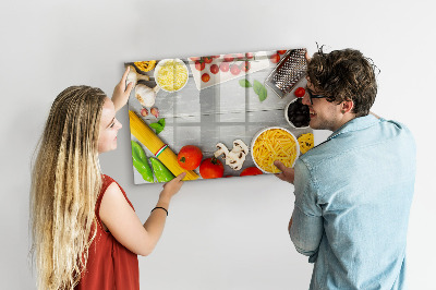Magnetická popisovateľná tabuľa Pripomienky do kuchyne s vašimi obľúbenými príchuťami