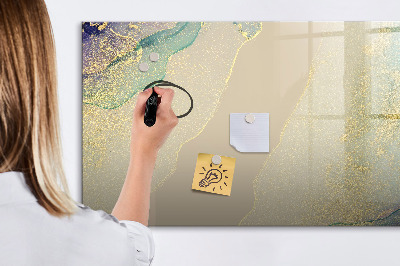 Magnetická popisovateľná tabuľa Štýlová tabuľa na poznámky a fotografie
