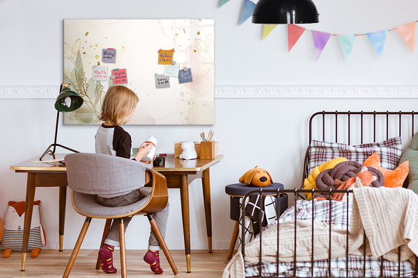Magnetická popisovateľná tabuľa Štýlová tabuľa na prezentáciu fotografií