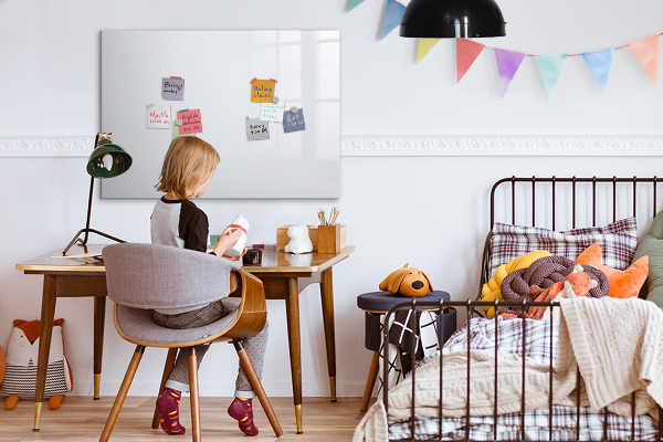 Magnetická popisovateľná tabuľa Praktická tabuľa na poznámky a fotografie