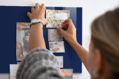 Magnetická tabuľa na stenu Tmavomodrá farba