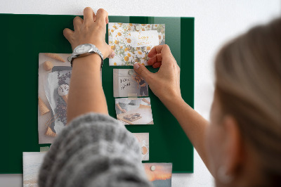 Magnetická tabuľa Farba: fľaškovo zelená