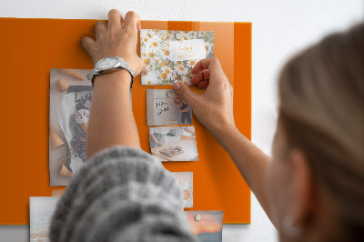 Magnetická tabuľa Oranžová farba